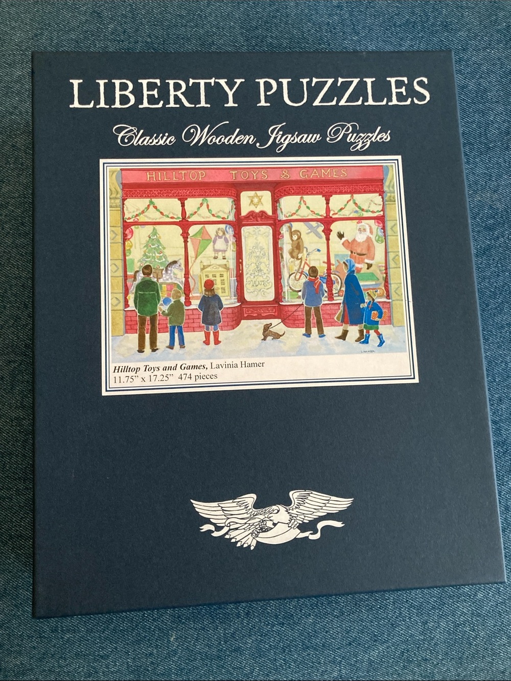 Christmas puzzle by liberty puzzles “hilltop toys and games”